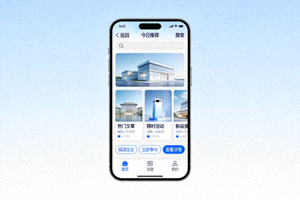 手机APP界面展示图